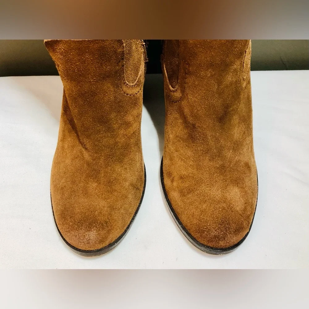 Dolce Vita Womens Brown Suede Heeled Knee High Boots Anthropologie Size 6? 6.5?